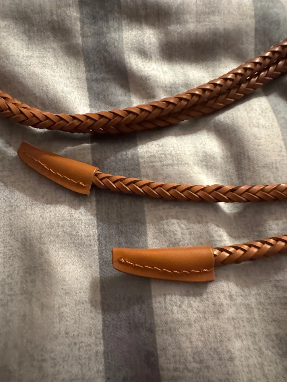Brown Braided Belt
